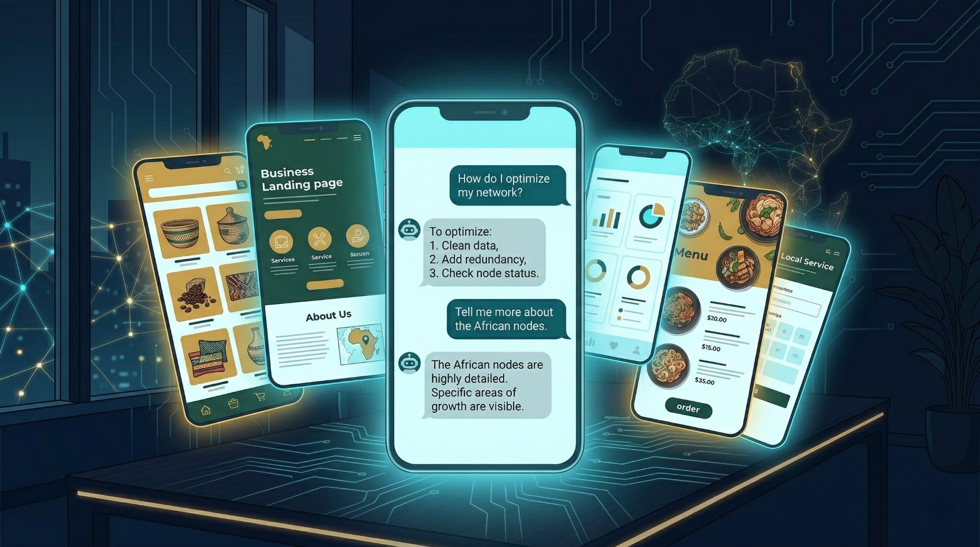 QwantuTech founders, Frederick and Prince